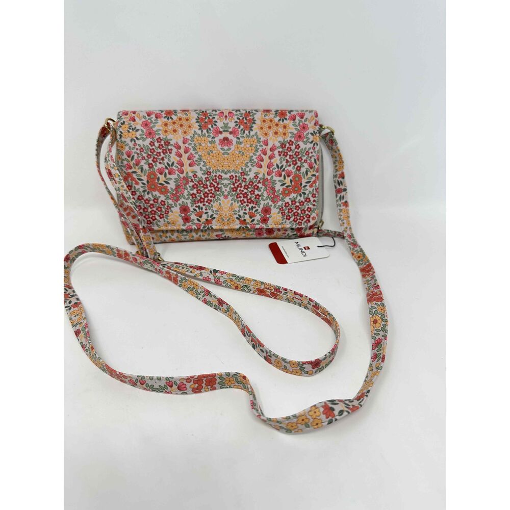Mundi Crossbody Purse Bag Organizer FloralLate Autumn Bloom w/ Battery Pack NEW